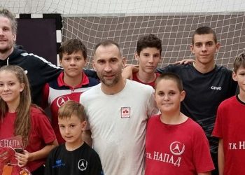 Srpski olimpijac Marko Jevtović posetio Napadače